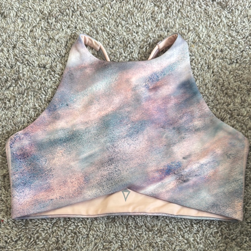 Ivivva by Lululemon Pastel Tie-Dye Crop